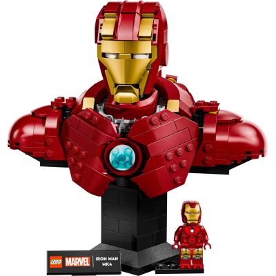 3. LEGO Marvel 76327 Iron Man MK4 Bust