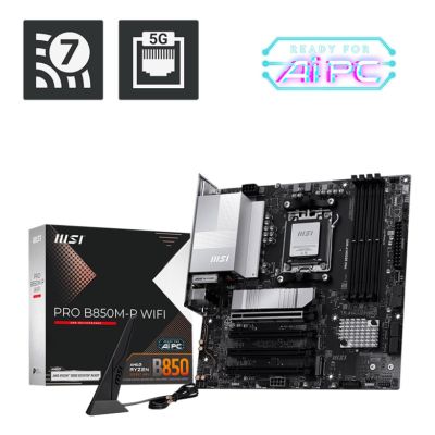 6. MSI PRO B850M-P WIFI Motherboard