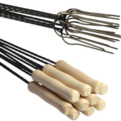 12. FORK FIRE STICK 130CM SET 10 PCS