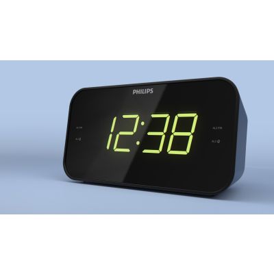 11. Philips TAR3306/12 Alarm Clock Digital Alarm Clock Black