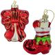 2. MICA Glass Moulded Bauble – Shoe and Bow
