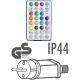 4. CHRISTMAS TREE LIGHTS LIGHT CURTAIN OUTSIDE/INSIDE 240 LED 600X60CM WITH REMOTE CONTROL WARM WHITE