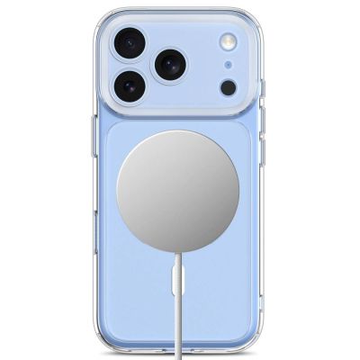 3. Tech-Protect MagPeak MagSafe CC Case for iPhone 17 Pro / 18 Pro - Clear
