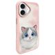 2. Nimmy Big Eyed Pet 2.0 Cat Case for iPhone 16 - Pink
