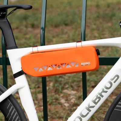 3. Rockbros AS-140 ROAD TO SKY waterproof frame bag 1.7 l - orange