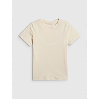 8. Regular plain girls' T-shirt 4F 4FJRSS26TTSHF3554-12S