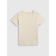 8. Regular plain girls' T-shirt 4F 4FJRSS26TTSHF3554-12S
