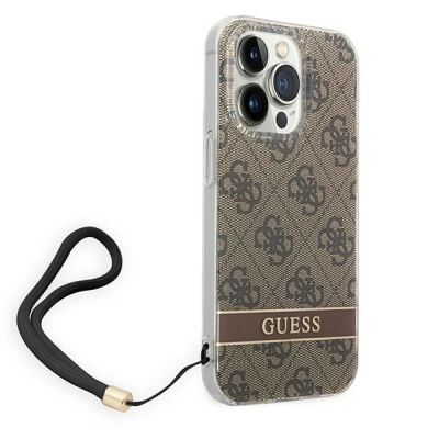 3. Guess GUOHCP14XH4STW iPhone 14 Pro Max 6.7 "brown / brown hardcase 4G Print Strap