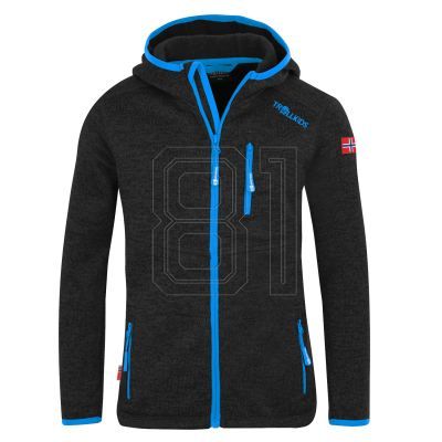 Trollkids Kids Jondalen Jacket XT atlantic Jr 222-605 fleece jacket