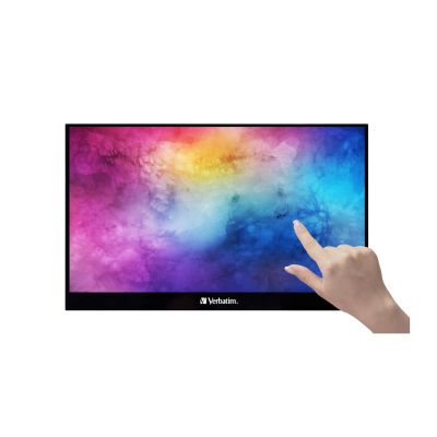5. Verbatim 49593 Computer Monitor 43.9 cm (17.3") 1920 x 1080 pixels Full HD LCD Touchscreen Black