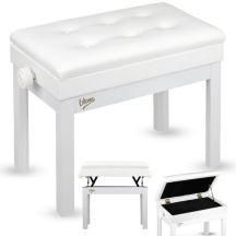 V-TONE PB4 WH piano keyboard bench white tapi