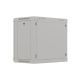 9. Wall-mounted installation rack cabinet 19" 9U 540x350 gray glass door LANBERG (FLAT PACK)