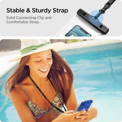 14. Spigen Spigen Aqua Shield A601 case waterproof IPX8 - transparent 2 pcs.