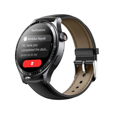 5. Joyroom Classic Series JR-FC2 Pro Smartwatch with Call Answering Function - Dark Gray