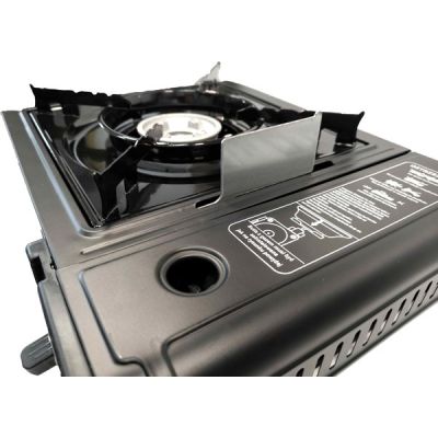 4. ELICO BDZ-155B Portable Camping Gas Stove in a Case for Cartridges, 2.2 kW, Piezo Ignition