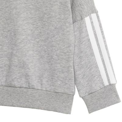 7. adidas Essentials Joggers Gray JV9852 Kids Tracksuit