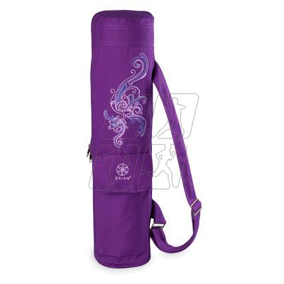 Gaiam Cover With Mat Strap Deep Plum 61338