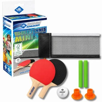 MINI TABLE TENNIS SET 2 RACKETS NET 1 BALL