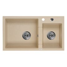 DEANTE PIVA ZQI7203 2-bowl granite sink