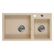 DEANTE PIVA ZQI7203 2-bowl granite sink