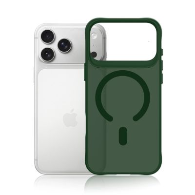 25. 3mk Smoke MagCase for iPhone 17 Pro - Green-Translucent