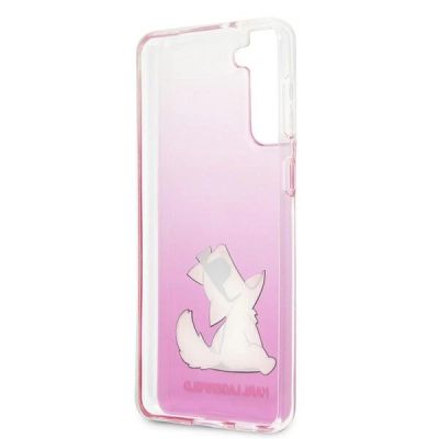 7. Karl Lagerfeld Choupette Fun Case for Samsung Galaxy S21+ - Pink