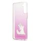 7. Karl Lagerfeld Choupette Fun Case for Samsung Galaxy S21+ - Pink