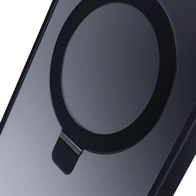 9. 3mk Smoke Case Mag&Stand for iPhone 17 - black