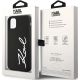 8. Karl Lagerfeld KLHCN61SKSVGK iPhone 11 / Xr 6.1" black/black hardcase Silicone Signature