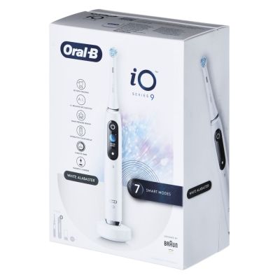 17. Braun Oral-B iO Series 9 White Electric Toothbrush