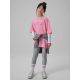 6. Girls' loose T-shirt with print 4F 4FJRSS26TTSHF3453-56S