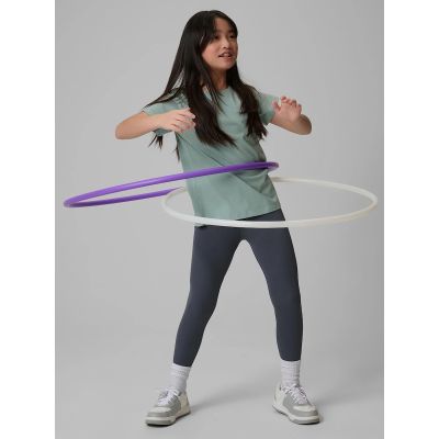 6. Regular plain girls' T-shirt 4F 4FJRSS26TTSHF3554-12S