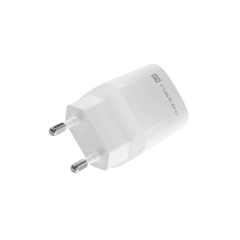 NATEC CHARGER RIBERA GAN 1X USB-A + 1X USB-C 30W WHITE NUC-2140
