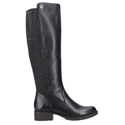 37. Rieker W Z9591-00 black leather boots 