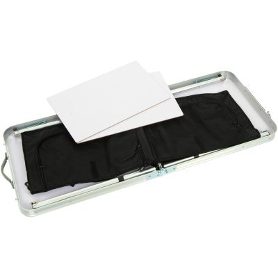 6. FOLDABLE CAMPING TABLE 120x47x70/62/54CM WITH WARDROBE 33x30x36CM