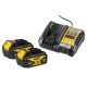 2. DEWALT. CHARGER DCB1104 + 2x4.0Ah DCB1104M2