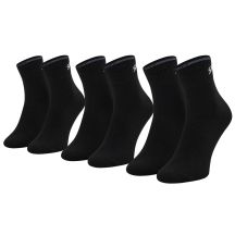 Skechers 3PPK Unisex Mesh Ventilation Quarter Socks SK42017-9999 Black 35-38