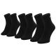 Skechers 3PPK Unisex Mesh Ventilation Quarter Socks SK42017-9999 Black 35-38