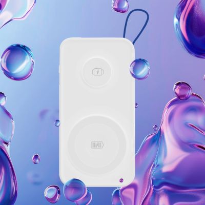 2. Powerbank 3mk PastelUp 10,000mAh 22.5W USB 1A1C - white