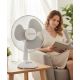 11. Esperanza Chinnok EHF003WE desk fan (white, gray)