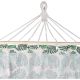 4. GARDEN HAMMOCK FOR 2 PEOPLE 200X150CM WITH SPREADER BAR AND FRINGE MIAMI NATURA JUNGLE