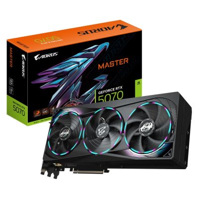 5. Gigabyte GeForce RTX 5070 AORUS MASTER 12GB Graphics Card