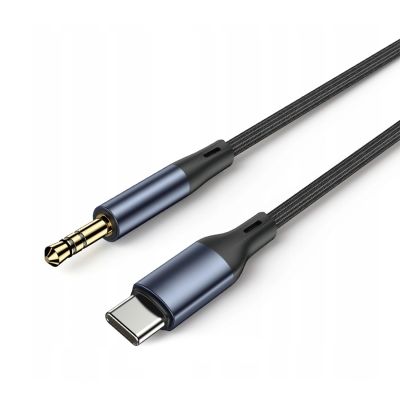 Wozinsky WAK-CJ USB-C to 3.5mm mini jack DAC adapter cable 1m - gray