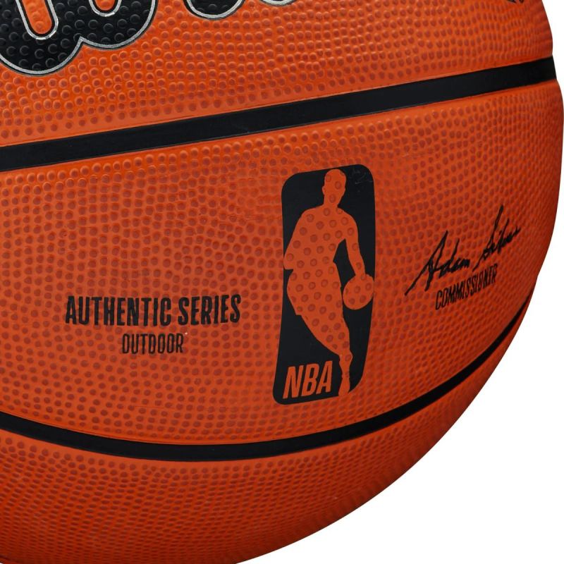 10. WILSON NBA AUTHENTIC SERIES OUTDOOR BASKETBALL SIZE 5