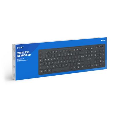 5. SAVIO WIRELESS KEYBOARD KB-02