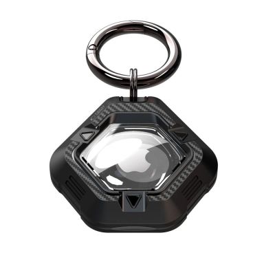 3. Tech-Protect Defense Case for Apple AirTag 1/2 - Black