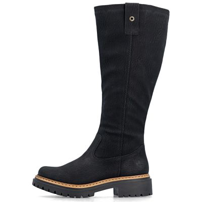 3. Women’s Comfortable Black Boots Rieker 72656-00
