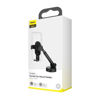 5. Baseus telescopic gravity car holder for the windshield black (SUYL-JY01)