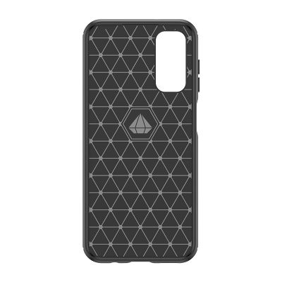 5. Flexible carbon pattern case for Samsung Galaxy M14 Carbon Case - black