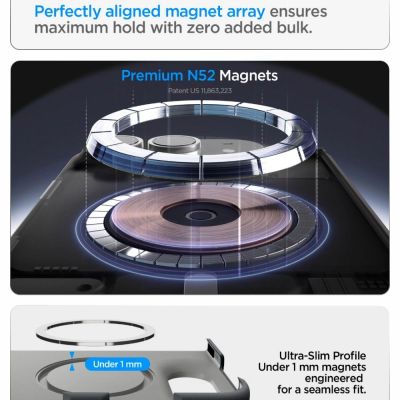11. Spigen Nano Pop MagSafe Case for iPhone Duo - Black and Gray